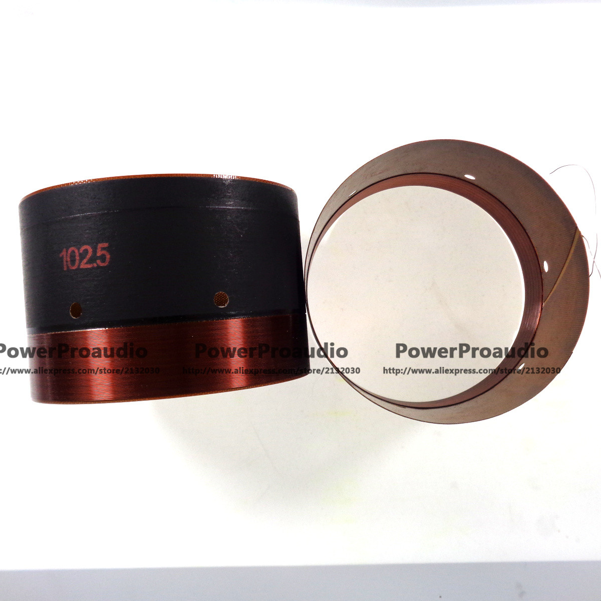 Copper Wire Roll - 102.5มม.ขดลวดเสียงทองแดงลวด8โอห์มสำหรับลำโพงซ่อมลำโพงทวีตเตอร์2ชั้น IN/Out