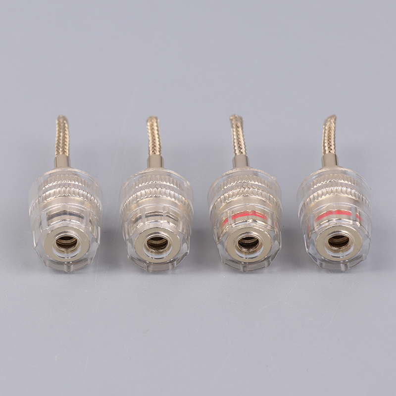 2/4 ชิ้น ขั้วต่อสายเคเบิล HIFI - Copper Wire Roll บทวิจารณ์และราคา