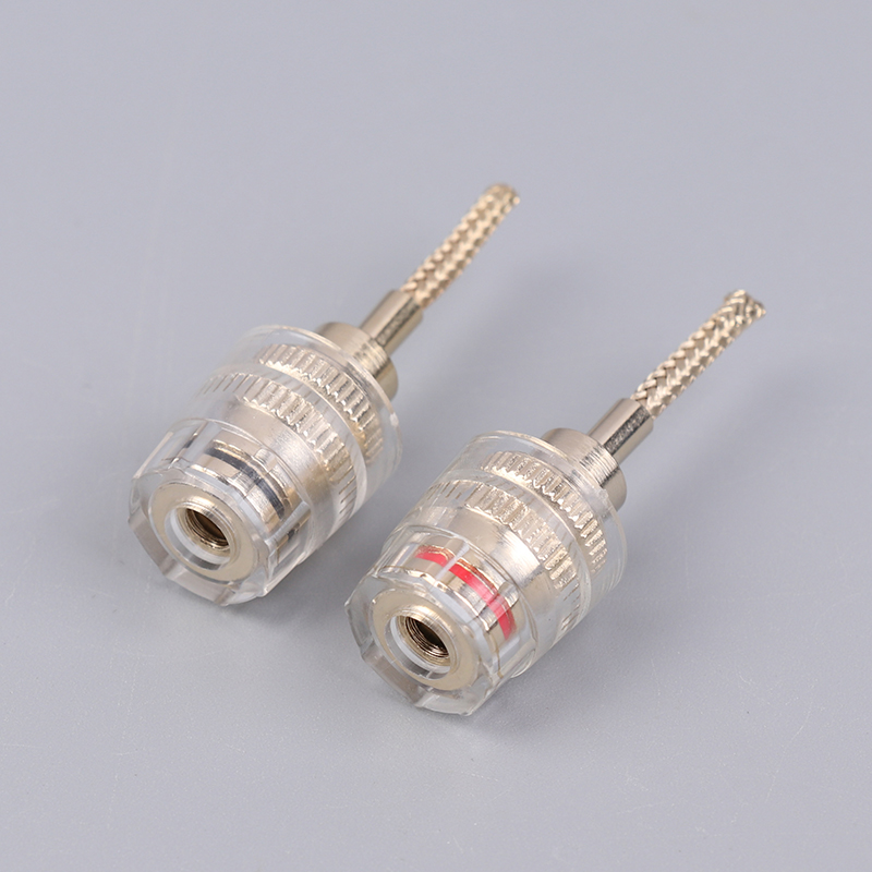 2/4 ชิ้น ขั้วต่อสายเคเบิล HIFI - Copper Wire Roll บทวิจารณ์และราคา