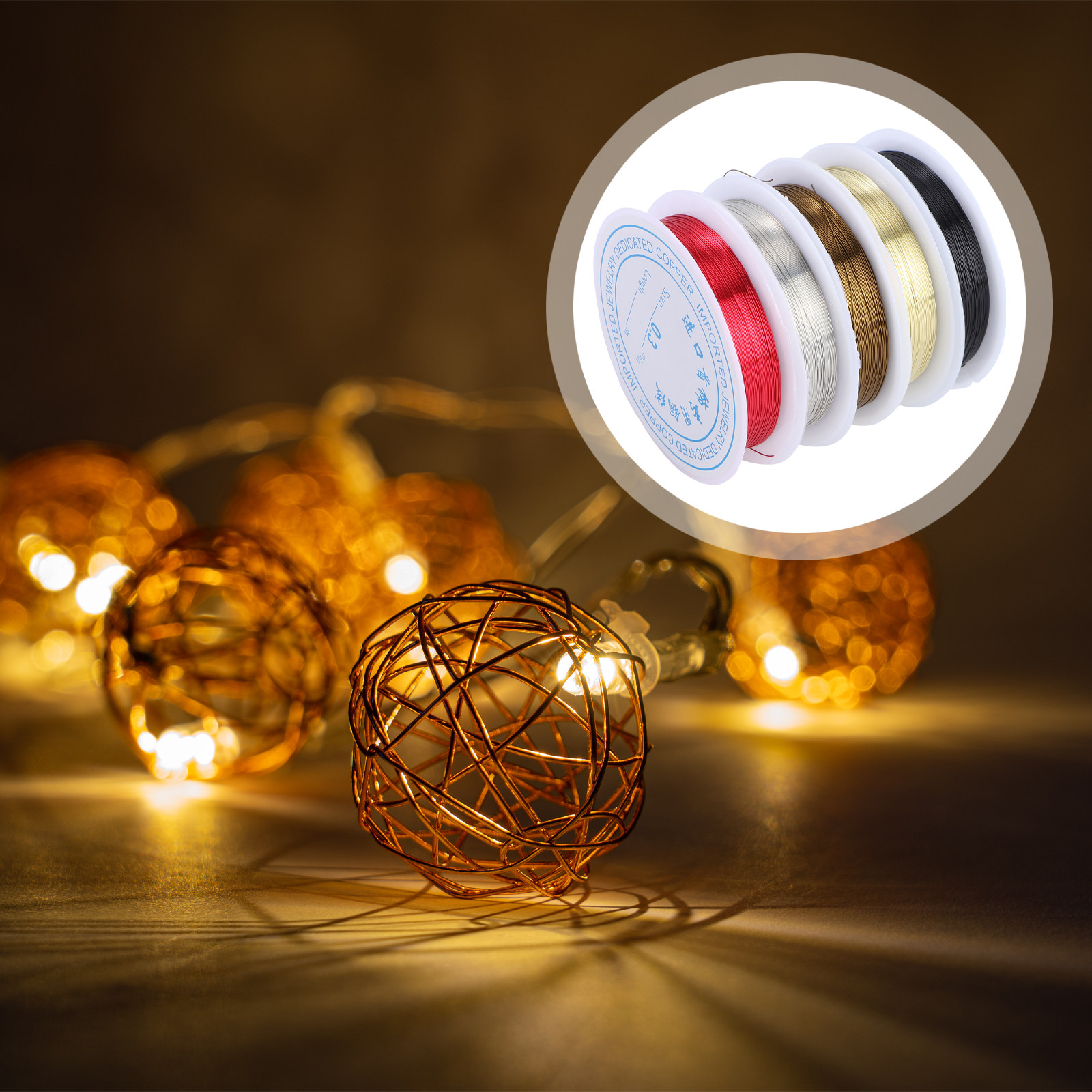 ลวดทองแดงเกจ 26 จำนวน 5 ม้วน ว - Copper Wire Roll บทวิจารณ์และราคา