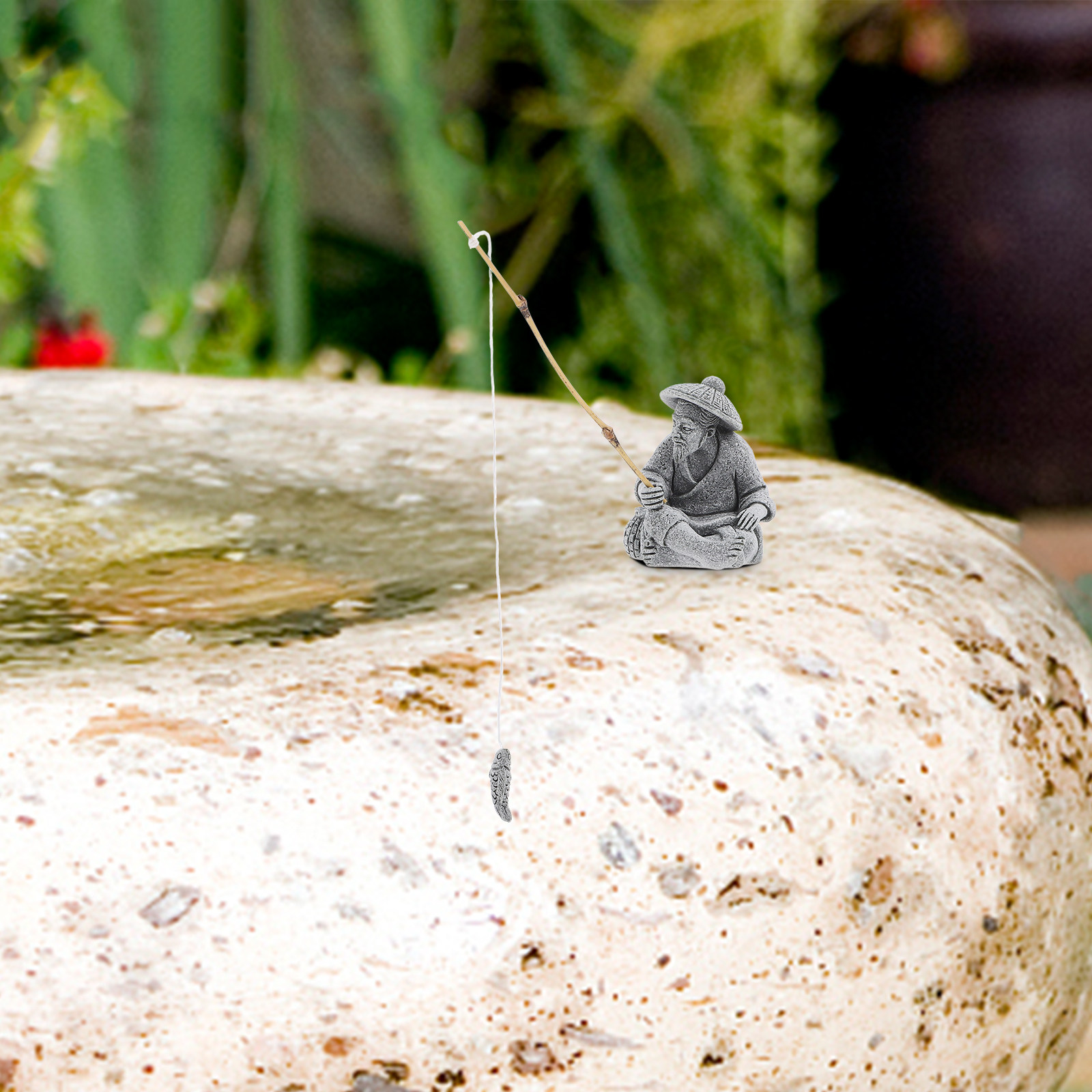 รูปปั้นชาวประมงหินทรายเหมือนจร - Bonsai Garden Landscape Design บทวิจารณ์และราคา
